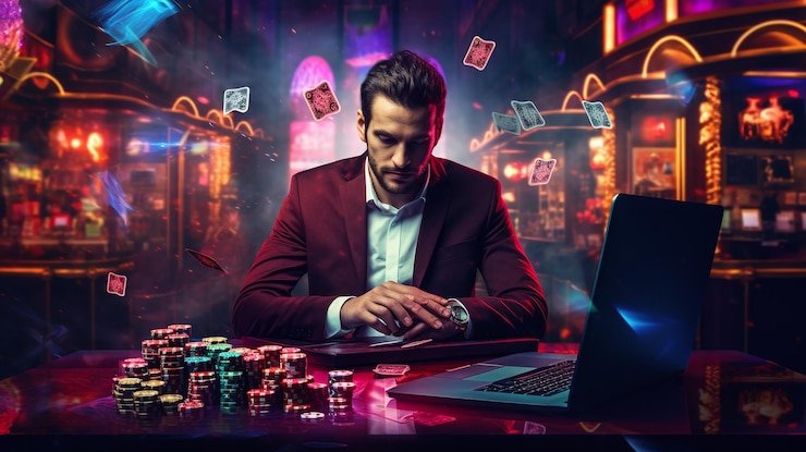 Roulette dengan roda dan bola profesional